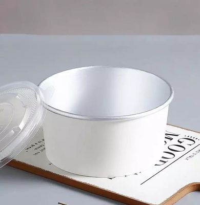 1300ML sortent la cuvette de papier de papier aluminium pour le conteneur chaud d'emballage de nourriture