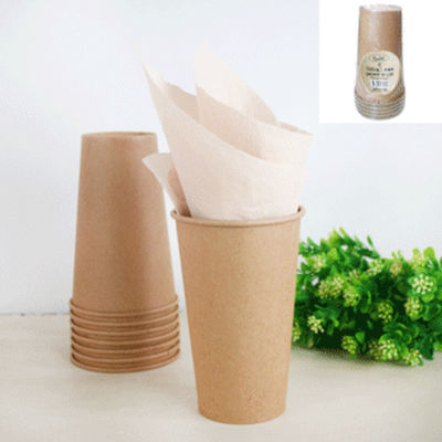 Desserts Flexo imprimant les tasses de café chaudes biodégradables de papier de 32oz emballage