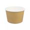 Le PE blanc jetable de boissons de cuvette de tasse de soupe à papier d'emballage a enduit les cuvettes de papier biodégradables recyclables