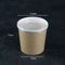 Les caractéristiques multiples masquent les bols de soupe jetables à papier de 300g emballage avec les couvercles en plastique clairs