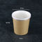 Les caractéristiques multiples masquent les bols de soupe jetables à papier de 300g emballage avec les couvercles en plastique clairs