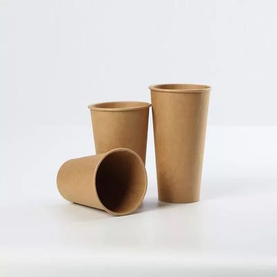 Tasses 20oz de papier jetables isolées adaptées aux besoins du client pour la boisson froide ou chaude