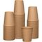 tasses de papier jetables de café de Brown de conteneur de boissons de papier de 8oz emballage à mur unique