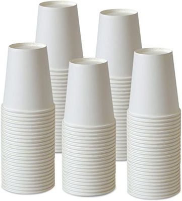 tasses 8oz de papier jetables chaudes/boisson froide buvant pour l'événement de voyage de BARBECUE de pique-nique de partie