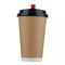PLA potable biodégradable enduisant de doubles tasses de café recyclables de papier peint