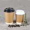 Double PE de mur imprimant la tasse jetable du café 14Oz chaud enduisant la tasse de Brown