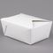 Support blanc jetable d'emballage de Borad de papier d'imprimerie de Papier d'emballage de rectangle vers le haut de gamelle