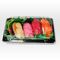 Emportez l'emballage jetable de conteneur de nourriture de plateaux de sushi de conteneur de sushi